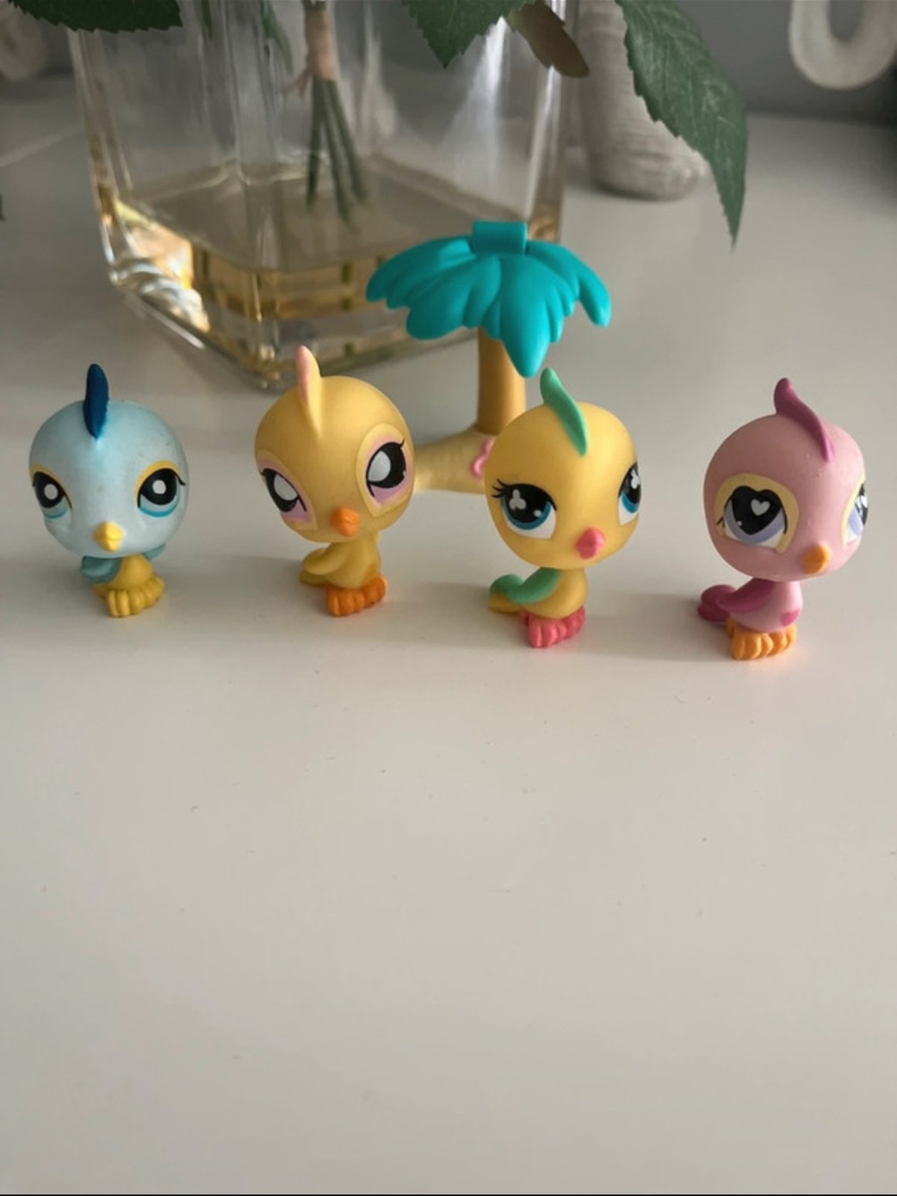 Littlest Pet Shop Birds & Palm Tree Set